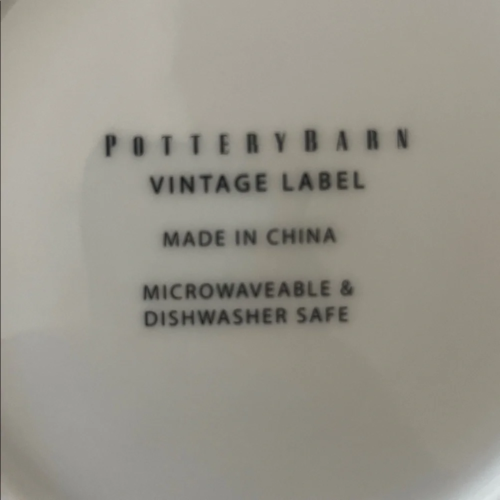 Pottery Barn Set of 2 Cheese Plates 7”